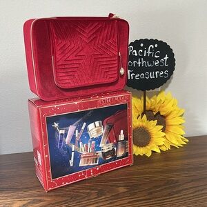 Estée Lauder Red Velvet Makeup Train Case 2023 Holiday Edition NEW IN BOX